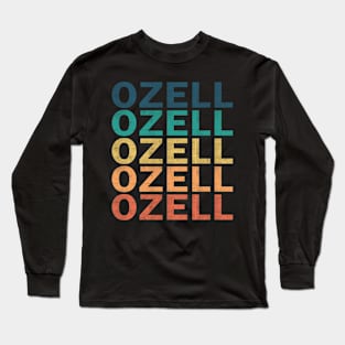 Ozell Name T Shirt - Ozell Vintage Retro Name Gift Item Tee Long Sleeve T-Shirt